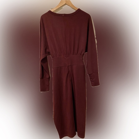 FASHION NOVA Never Too Soft Dress - Burgundy - Picture 8 of 12